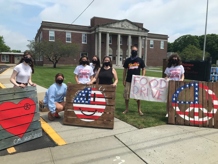 Center Moriches seniors share thanks with a food drive The Tide of